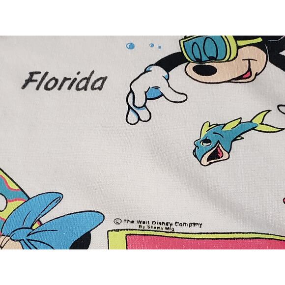 The Walt Disney Company Minnie & Mickey Vintage Long Sleeved Sweater Sweatshirt - Picture 3 of 13